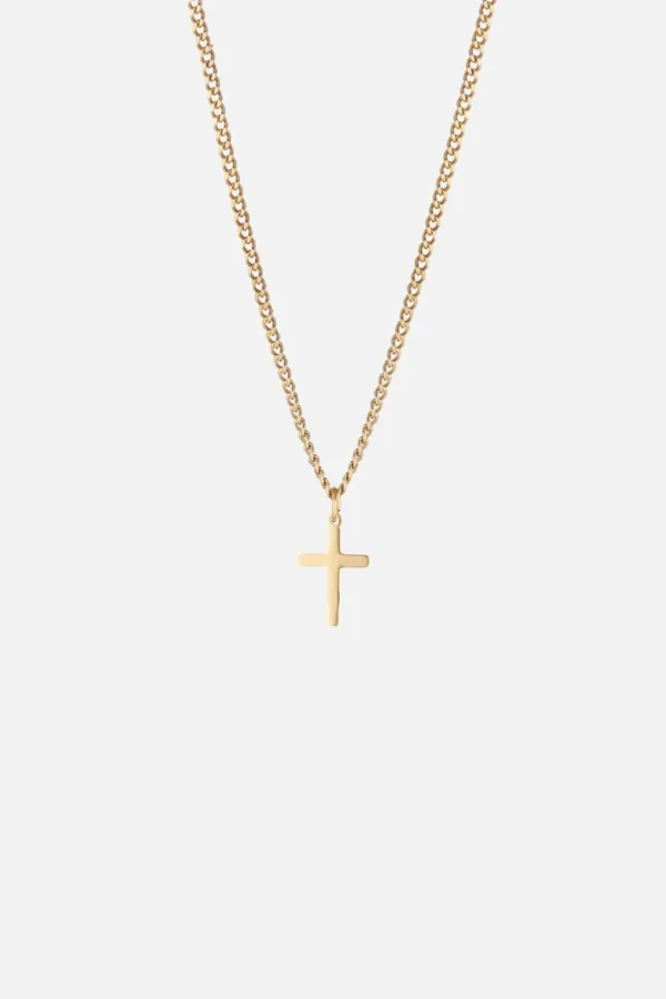 Cainte Cross Necklace Gold Unisex