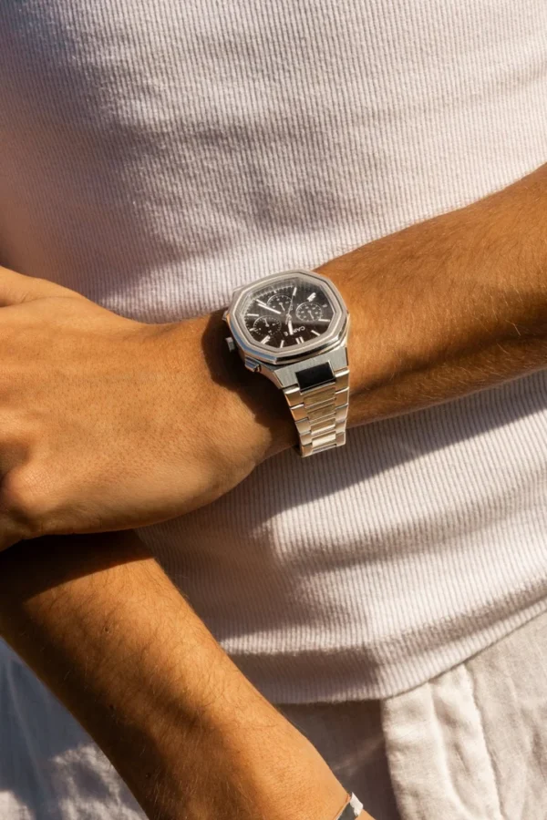 Cainte Claude Chronograph Watch Black Quartz