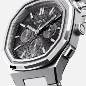 Cainte Claude Chronograph Watch Black Quartz
