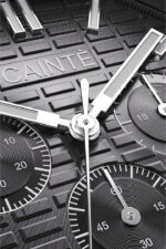 Cainte Claude Chronograph Watch Black Quartz