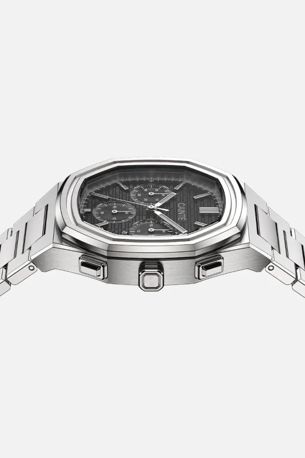 Cainte Claude Chronograph Watch Black Quartz