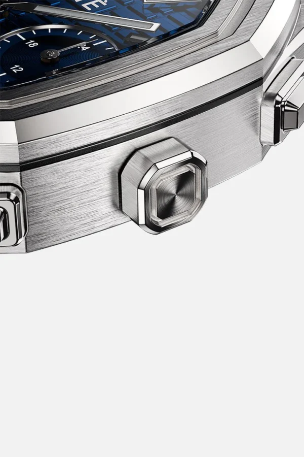 Cainte Claude Chronograph Watch Blue Quartz