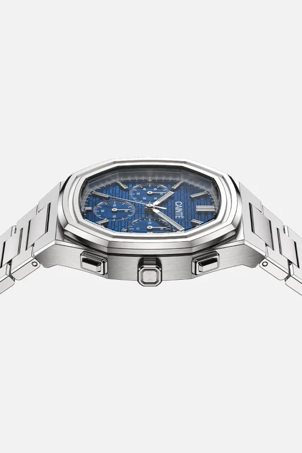 Cainte Claude Chronograph Watch Blue Quartz