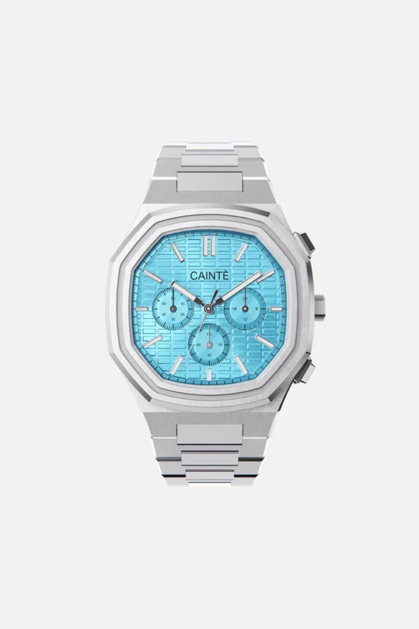 Cainte Claude Chronograph Watch Turquoise Quartz
