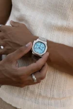 Cainte Claude Chronograph Watch Turquoise Quartz