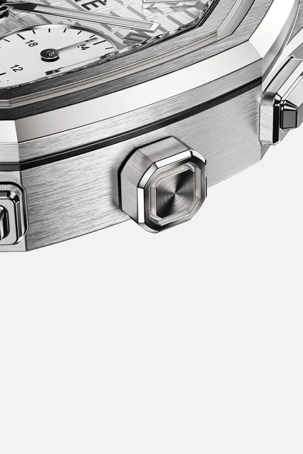 Cainte Claude Chronograph Watch White Quartz