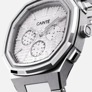Cainte Claude Chronograph Watch White Quartz