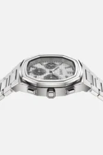 Cainte Claude Chronograph Watch White&Black Quartz Front