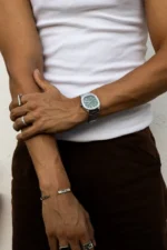 Cainte Claude Watch Olive Green Automatic
