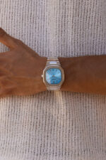 Cainte Claude Watch Turquoise Quartz Front Arm
