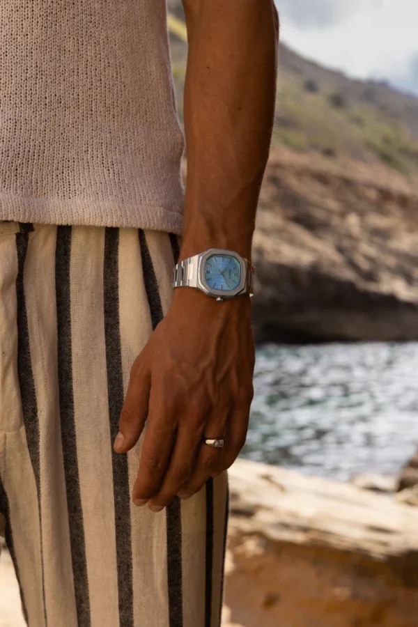 Cainte Claude Watch Turquoise Quartz arm