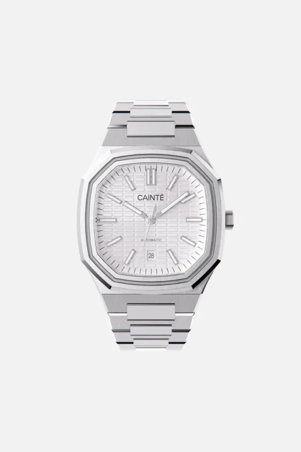 Cainte Claude Watch White Automatic