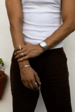 Cainte Claude Watch White Automatic