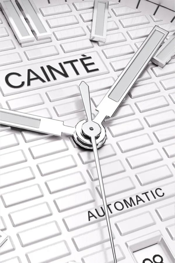 Cainte Claude Watch White Automatic