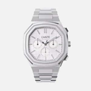 Cainte Claude chronograph Watch White Automatic