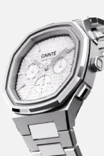 Cainte Claude chronograph Watch White Automatic Front