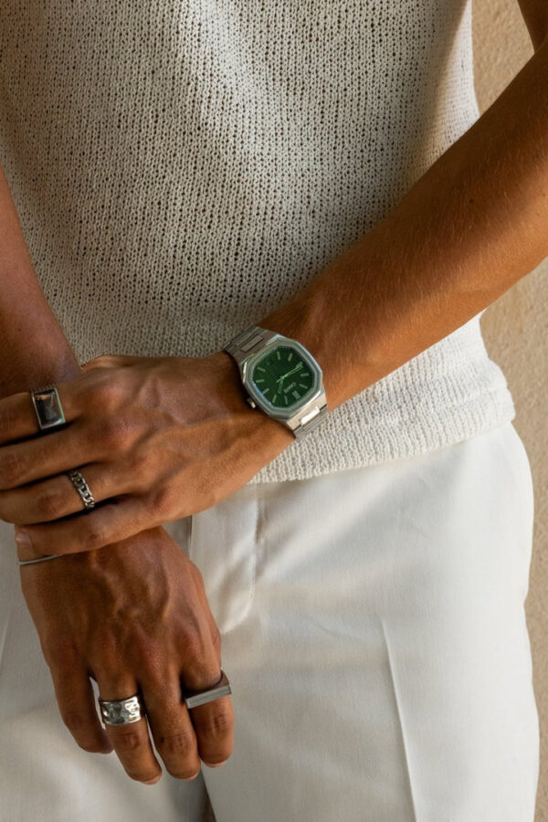Cainte Cluade Watch Olive Green Quartz