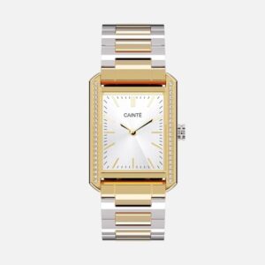 Cainte Armoy Watch Two Tone White Quartz