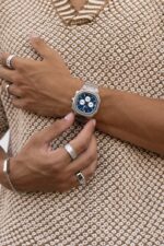 Cainte Claude Chronograph Blue/White Automatic