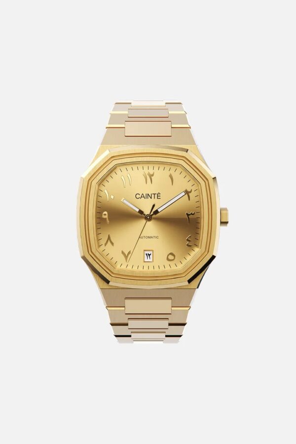 Cainte Claude Arabic Watch Gold Automatic