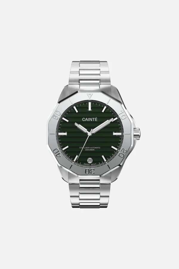 Cainte Coralseek Watch Green Swiss Movement Automatic