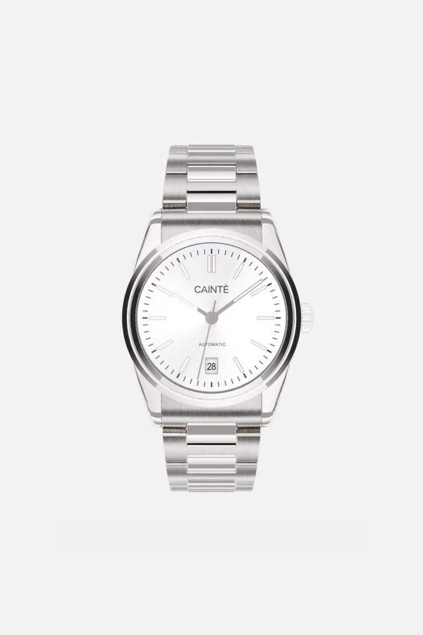 Cainte Laurent Watch White Automatic
