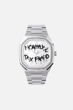 Cainte Cluade TXT Watch Tax Fruad Quartz