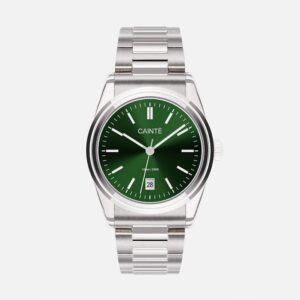 Cainte Laurent Watch Olive Green Quartz