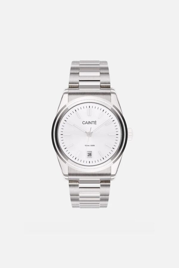 Cainte Laurent Watch White Quartz