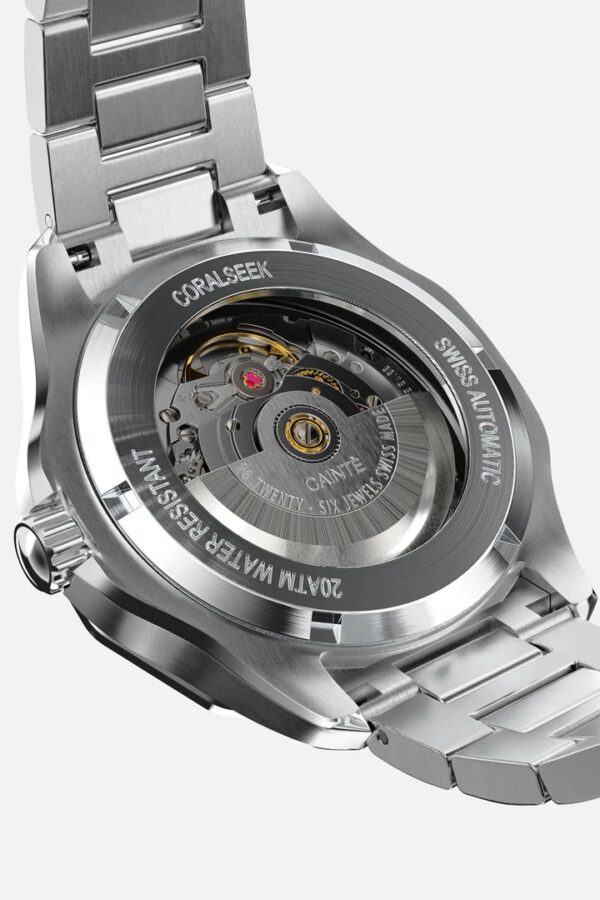Cainte Coralseek Watch Black Swiss Movement Automatic