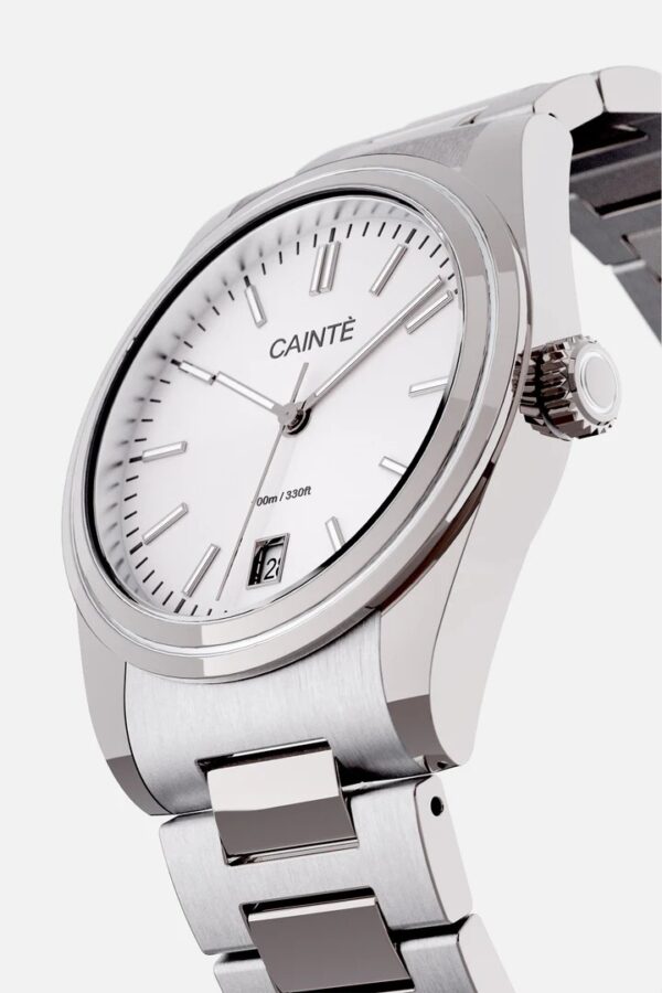Cainte Laurent Watch White Quartz