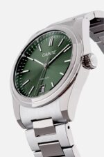 Cainte Laurent Watch Olive Green Quartz