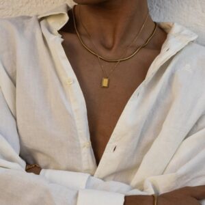 Cainte Original Necklace Gold Stainless Steel