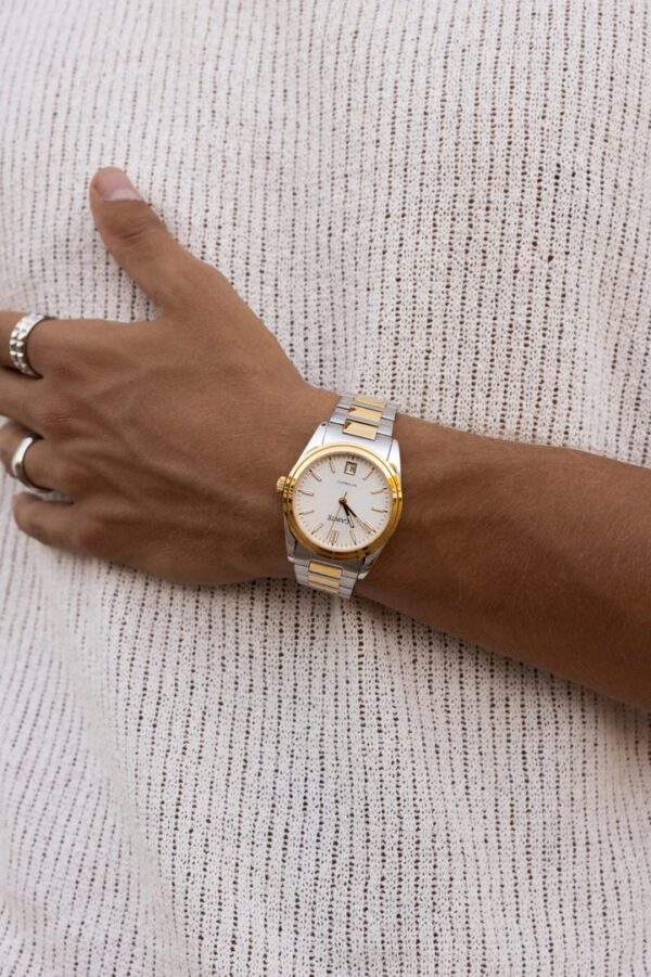 Cainte Laurent Two Tone White Automatic