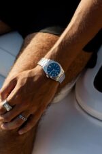 Cainte Laurent Watch Classic Blue Quartz