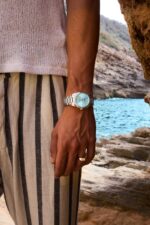 Cainte Laurent Watch Turquoise Automatic