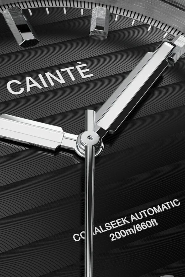 Cainte Coralseek Watch Black Swiss Movement Automatic