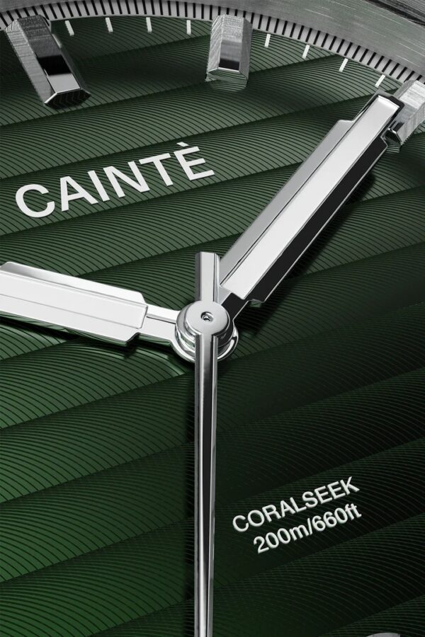 Cainte Coralseek Watch Green Swiss Movement Quartz