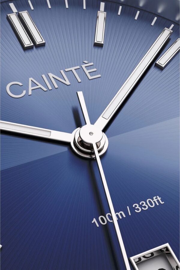 Cainte Laurent Watch Classic Blue Quartz