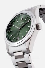 Cainte Laurent Watch Olive Green Automatic
