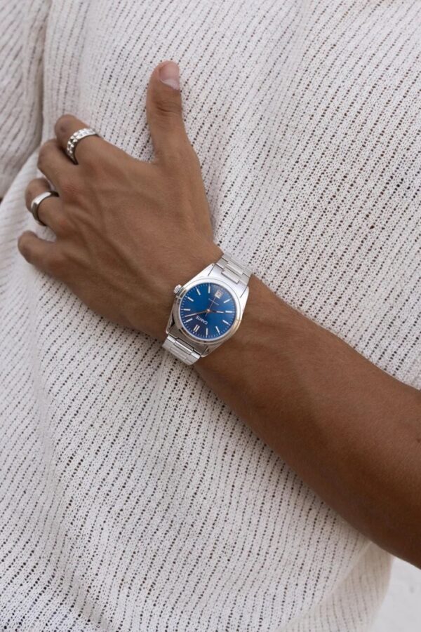 Cainte Laurent Watch Classic Blue Automatic