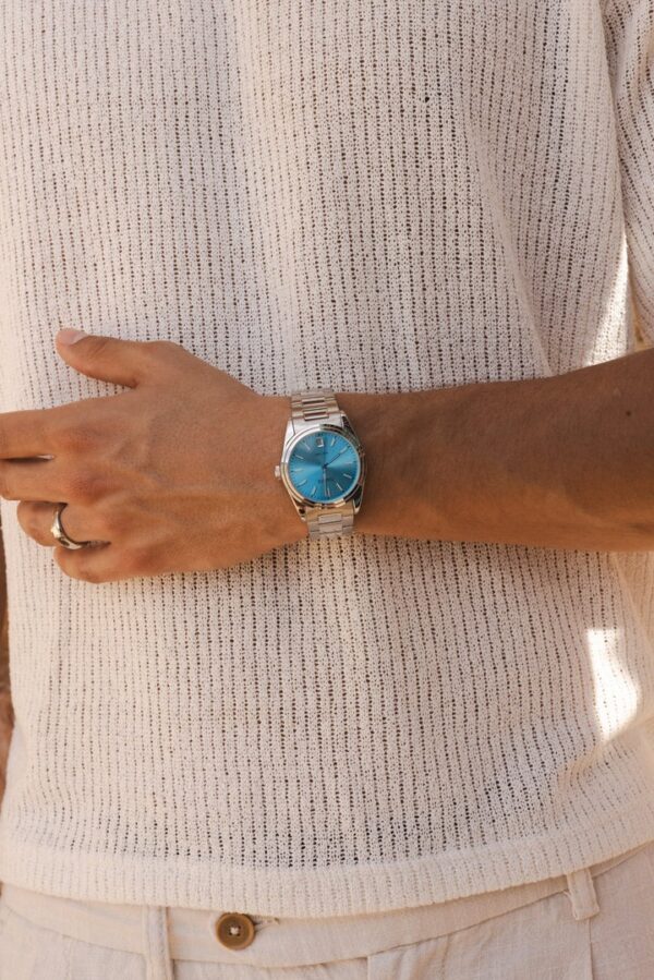 Cainte Laurent Watch Turquoise Quartz