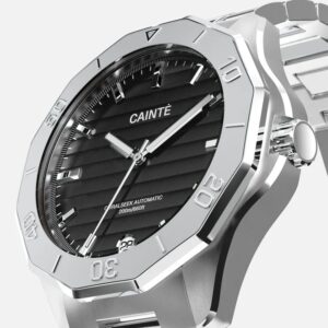 Cainte Coralseek Watch Black Swiss Movement Automatic