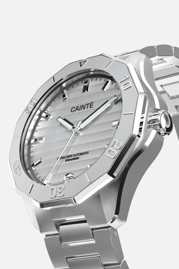 Cainte Carolseek Watch White Swiss Movement Automatic