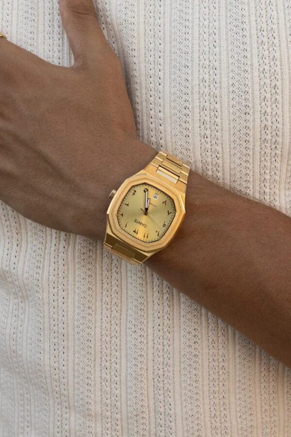 Cainte Claude Arabic Watch Gold Automatic