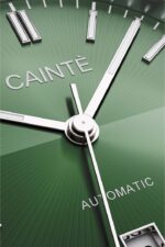 Cainte Laurent Watch Olive Green Automatic