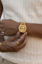 Cainte Claude Arabic Watch Gold Automatic