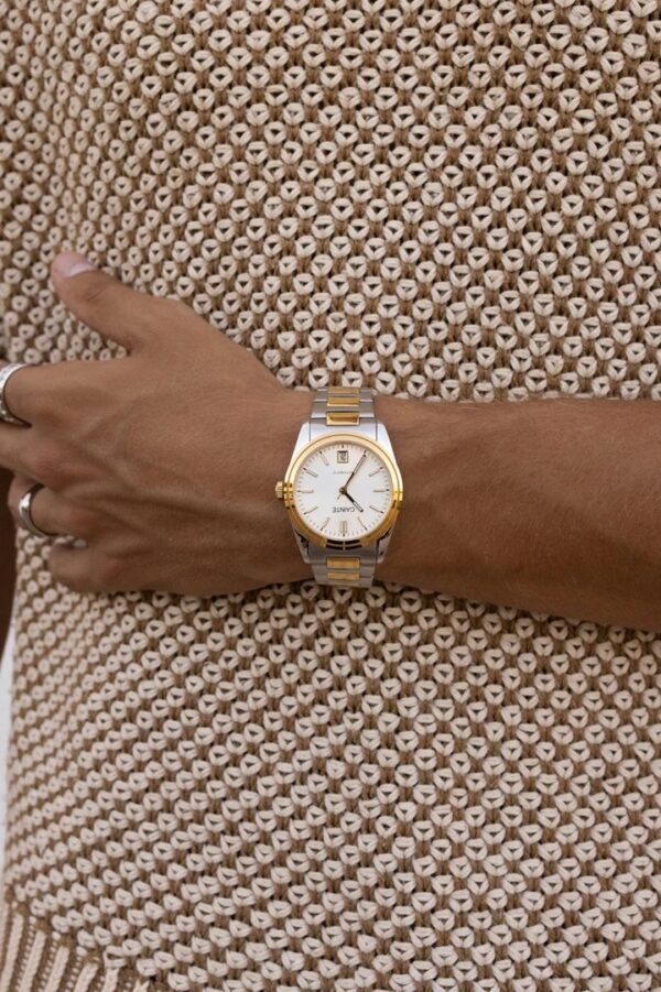 Cainte Laurent Two Tone White Automatic