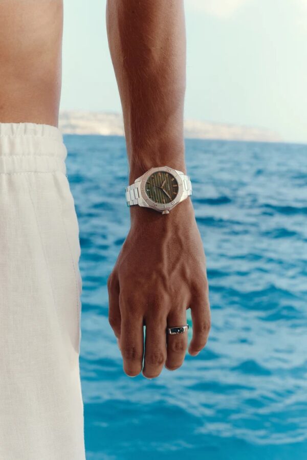 Cainte Coralseek Watch Green Swiss Movement Automatic