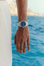 Cainte Coralseek Watch Blue Swiss Movement Automatic